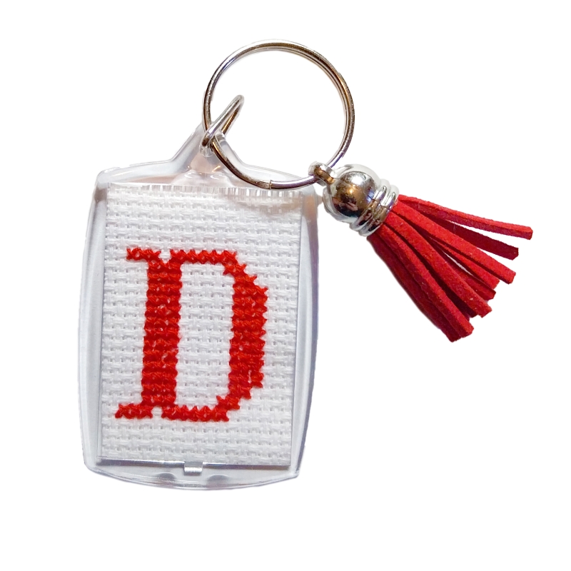 'D' Initial Keyring